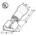 The sleeve is flat plug, insulated, 1,5-2,5/6 ,3x0.8 (pack.10 pcs)