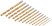A set of HSS ground metal drills, titanium coating, 135° sharpening angle, layer. case, 13 pcs. (1.5-2.0-2.5-3-3.2-3.5-4-4.5-4.8-5-5.5-6-6.5 mm)