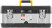 Plastic tool box 18" (450x250x195 mm) stainless steel locks and walls. steel