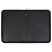 Folder with zipper STAMM A4, 500mkm, plastic, zipper around, black