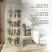 Greenhouse greenhouse on the windowsill Geoplastboard 59x39x160 cm 4 shelves with a cover arch color white