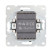 Switch 1-cl.(diagram 1) 16 A, 250 B (silver metallic) LK60