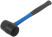 Rubber mallet, fiberglass handle 230 gr.