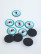 Fiber disk SIC P60 50 mm. set of 200 pcs.