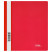 The folder is a plastic folder. STAMM A5, 180mkm, red with an open top