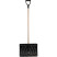 Snow shovel Sturdy CYCLE STANDART with wooden handle and V-handle disassembled