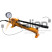 Manual hydraulic two-stage pump RNG-7010M (pressure gauge, 700 bar, 1.0 L, RVD 1.8 m) MALIEN