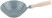 Construction bucket with a platform, wooden handle