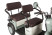 Electric tricycle Rutrike Gelbert Beta 48V/60V 800W, grey-white