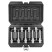 End heads with HEX 1/2 bit-insert, H4 - H17, length., set of 9 pcs, plast. case