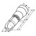 Round plug, insulated 0.25-1.5 4, PVC (pack.100 pcs)