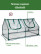 Greenhouse 120x60x60 cm with an arched window color green