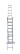 Лестница алюминиевая 3-секционная универсальная 14 ступ. (3х14) Стандарт