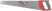 Wood hacksaw, 7 TRI medium tempered tooth, 2D sharpening, 500 mm rubberized plastic handle