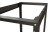 ORK2A-3281-RAL9005 Open rack 19-inch (19"), 32U, height 1625 mm, two-frame, width 550 mm, depth adjustable 800-1250 mm, color black (RAL 9005)