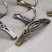 Hook metal two-horn metal PALAZZO antique silver AKS