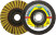 Лепестковый тарельчатый шлифовальный круг КОМБИ , 115 x 22,23 medium