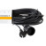 Extension cord ProConnect PVS 2x0.75.20 m, used, 6 A, 1300 W, IP20, black (Made in Russia)