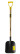 Shovel shovel sand (type 2) with a wooden handle 740 mm and handle LSP2CH2P