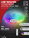 COMFORT CRYSTAL-MUSIC-RGB LED Lamp 75W 230V 3000-6500K 6000Lm 505x125mm with Remote control IN HOME