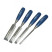 Set of 4 STANLEY OPP 5002 STANLEY chisels 0-16-129, 6-12-18-25 mm