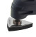 Nozzle for MFI PRACTICE delta sole, VELCRO, WITHOUT holes, for 80 mm sanding plates (240-409)