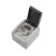 Single socket INDUSTRIAL IP54 with grounding, o/y gray KRANZ