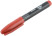 Permanent construction marker, red