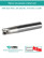Body end mill 25 mm, 2 teeth, L 200 mm / EMR D25 W25 L200 Z02 RD..10T3 ISO (with COOLANT)