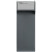 Paper tray vertical STAMP "Basis", grey, width 100mm