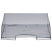 Paper tray horizontal STAMP "Frost", tinted grey