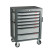 Тележка инструментальная 7 секций серая JTC