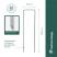 Garden staples for covering material U-shaped 20 pieces metal