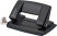 Berlingo "Power TX" 10 l. hole punch, metal, with ruler, black