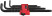 950/9 Hex-Plus BlackLaser 6 Набор Г-образных ключей, с шаром, 1.5 - 10 мм, 9 предметов