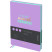 Undated diary, A5, 160 l., leatherette, Berlingo "Haze", mint cut, lilac, with a pattern