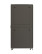 TTR-4268-DD-RAL9005 Шкаф напольный 19-дюймовый, 42U, 2055x600х800 мм (ВхШхГ), передняя и задняя распашные перфорированные двери (75%), ручка с замком, цвет черный (RAL 9005) (разобранный)