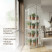 Greenhouse greenhouse on the windowsill Geoplastboard 59x39x160 cm 4 shelves with cover color white