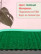 Outdoor dirt-resistant pile Mat Ribbed 1200x10000 mm Green