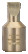 IB 1/2" End head with screw insert with slot (aluminum/bronze) 13x2 mm