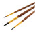 A set of brushes Gamma "Classic" 3 pcs., protein, round No. 2, 3, 4, blister, European