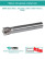 Концевая фреза корпусная 32 мм, 3 зуба, L 160 мм / EM90 D32 W32 L160 Z03 LOMU 1505 KYCR (с СОЖ)