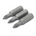 1/4" Bits for Pozidriv PZ1 screws, L=25 mm, 500 piece