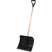 Bogatyr CYCLE STANDART snow shovel with wooden handle and V-handle