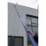 A rod for washing facades of buildings Cascade Ionic Pro 15 m. Blue