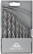 Set of HSS metal drills, 118° sharpening angle, layer. case, 8 pcs. (3-4-5-6-7-8-9-10 mm)