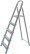 Steel ladder, 5 steps, weight 5.5 kg