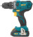 Acc power drill. 20 V; 0-400/1400 rpm; 40 Nm; 2 (Li-Ion) 2.0 Ah; 1.25 h.; Res. tilt; case