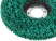 Polymer stripping disc 125 mm, green, increased rigidity