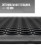 Dirt-resistant mat with through holes and edging 900x1500x10mm Black